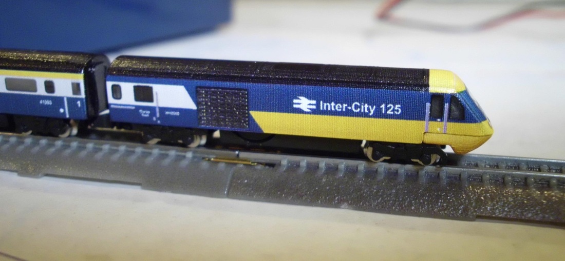 T Gauge GNER Inter-City 125 HST Model Railway Starter Set R-042/GNER